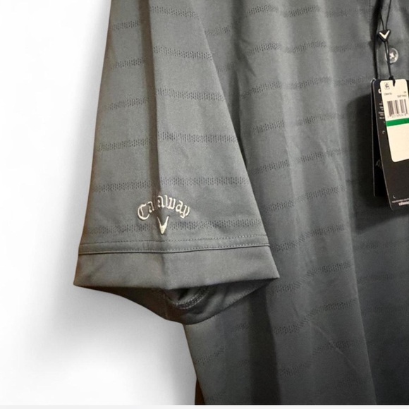 Official Mercedes Benz Callaway Gray Polo Shirt with Logo - Picture 5 of 6